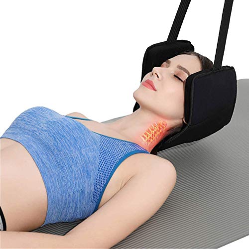 Neck Head Hammock Cervical Traction Device (Black)