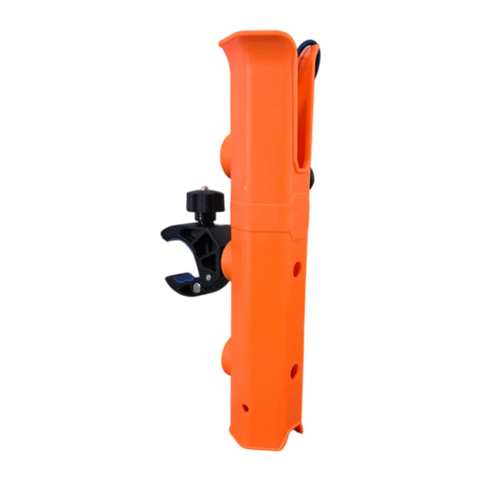 Homyl Portacanna Da Pesca per Barca, Morsetto di Supporto Girevole per Ringhiera Da 0,75" a 1,57" per Ancoraggio Yacht, Facile Da Installare