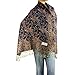 Falari Women's Woven Pashmina Shawl Wrap Scarf 80" x 27" (Eggplant Purple)