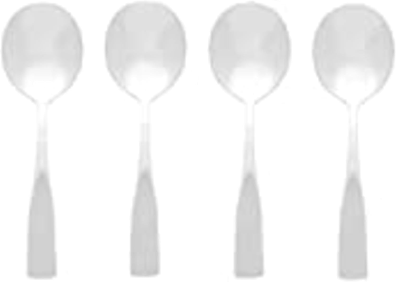 Hampton Forge Bristol Satin 4Pk Teaspoons/Color Card, 0.25 LB, Metallic