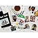 Fujifilm Mini Instant Film (White) for Mini 8,9,11,12,50s, 25, 7s, 90, 300 Cameras, Instax Mini Link's W/Microfiber Cloth by Megen (20 Prints)