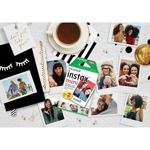 Fujifilm Mini Instant Film (White) for Mini 8,9,11,12,50s, 25, 7s, 90, 300 Cameras, Instax Mini Link's W/Microfiber Cloth by Megen (20 Prints) - image 5