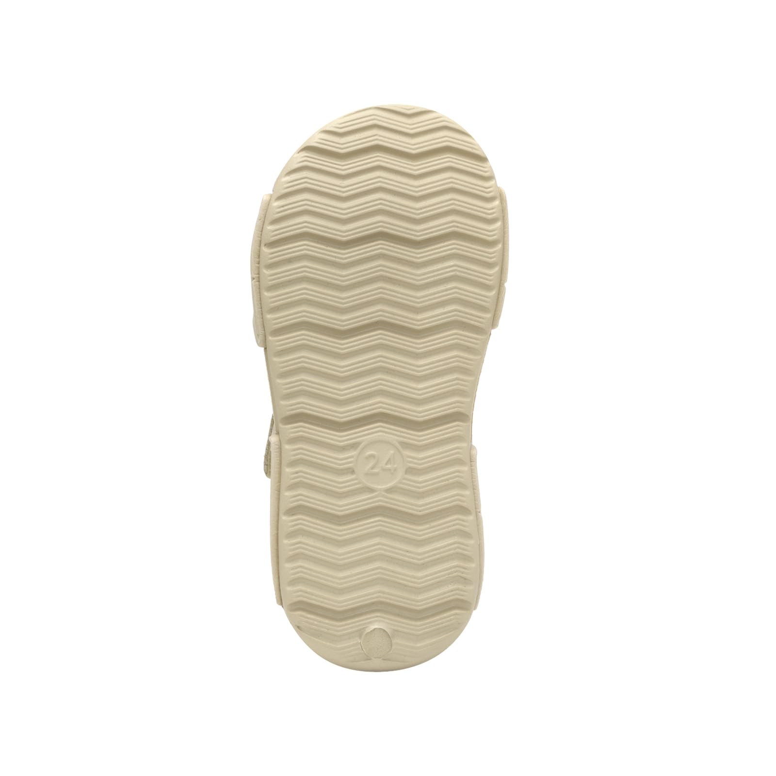 Robeez First Kicks Baby Girl and Unisex Sandals for Infant/Toddlers - 0-24 Months, River Gem Champagne, 12-18 Months