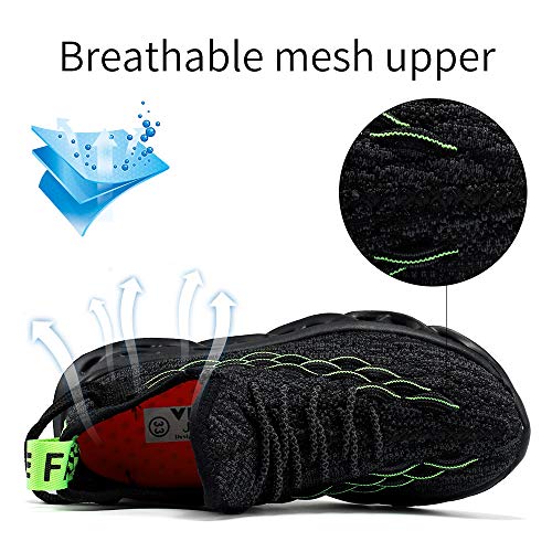 Image of JMFCHI Boys Girls Kids Sneakers Knitted Mesh Running Tennis Athletic Shoes | Breathable,Lightweight,Comfortable,Non-slip,Easy wear,Casual fashion,Indoor outdoor,Gym sport,Daily play,Little /Big Kid