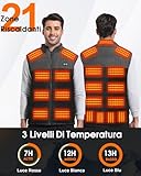 Zoom IMG-1 gilet riscaldato uomo giubbotto 20000mah Zoom IMG-1 gilet riscaldato uomo giubbotto 20000mah