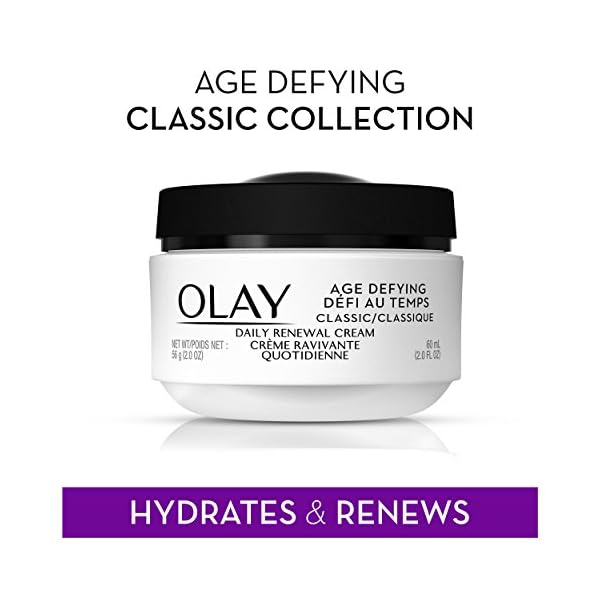 Olay-Age-Defying-Classic-Daily-Renewal-Cream-Face-Moisturizer-20-fl-oz-Pack-Of-3-Packaging-may-Vary Olay Age Defying Classic Daily Renewal Cream, Face Moisturizer, 2 Oz (Pack of 3)