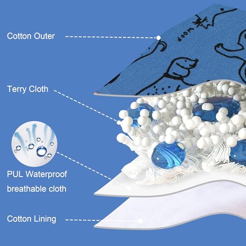 BIG ELEPHANT 10-Pack Baby Potty Training Underwear, Soft 100% Cotton Absorbent Training Pants for Boys & Girls, Ages 12M-10Y 6