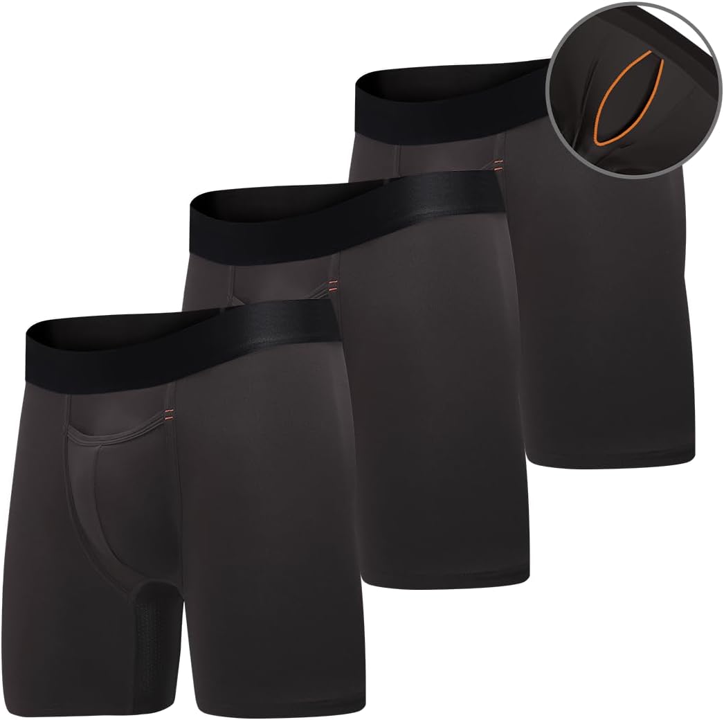 All Citizens Amazon Exclusive Advanced Ball Pouch Underwear for Men, Patented Boxer Briefs Pouch, Breathable, No Ride Up