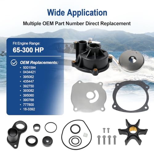 Image of MARKGOO Water Pump Repair Kit 5001594 for Johnson Evinrude 65-300 HP