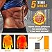 Sauna Shirt for Men Weight Loss Sweat Body Shaper Vest Gym Exercise Top M