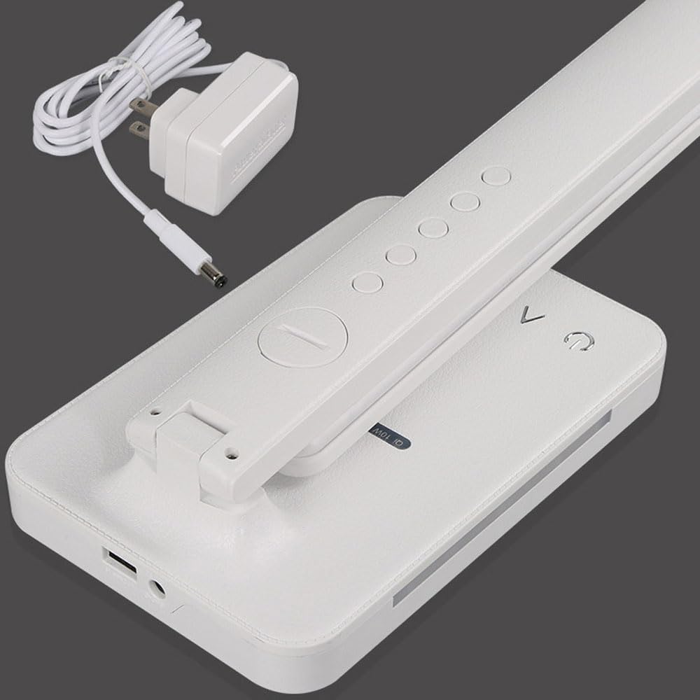 Desk Lamp with Wireless Charging Adjustable Color and Brightness Reading Lamp Table Lamp for Study Bedroom and Home Use