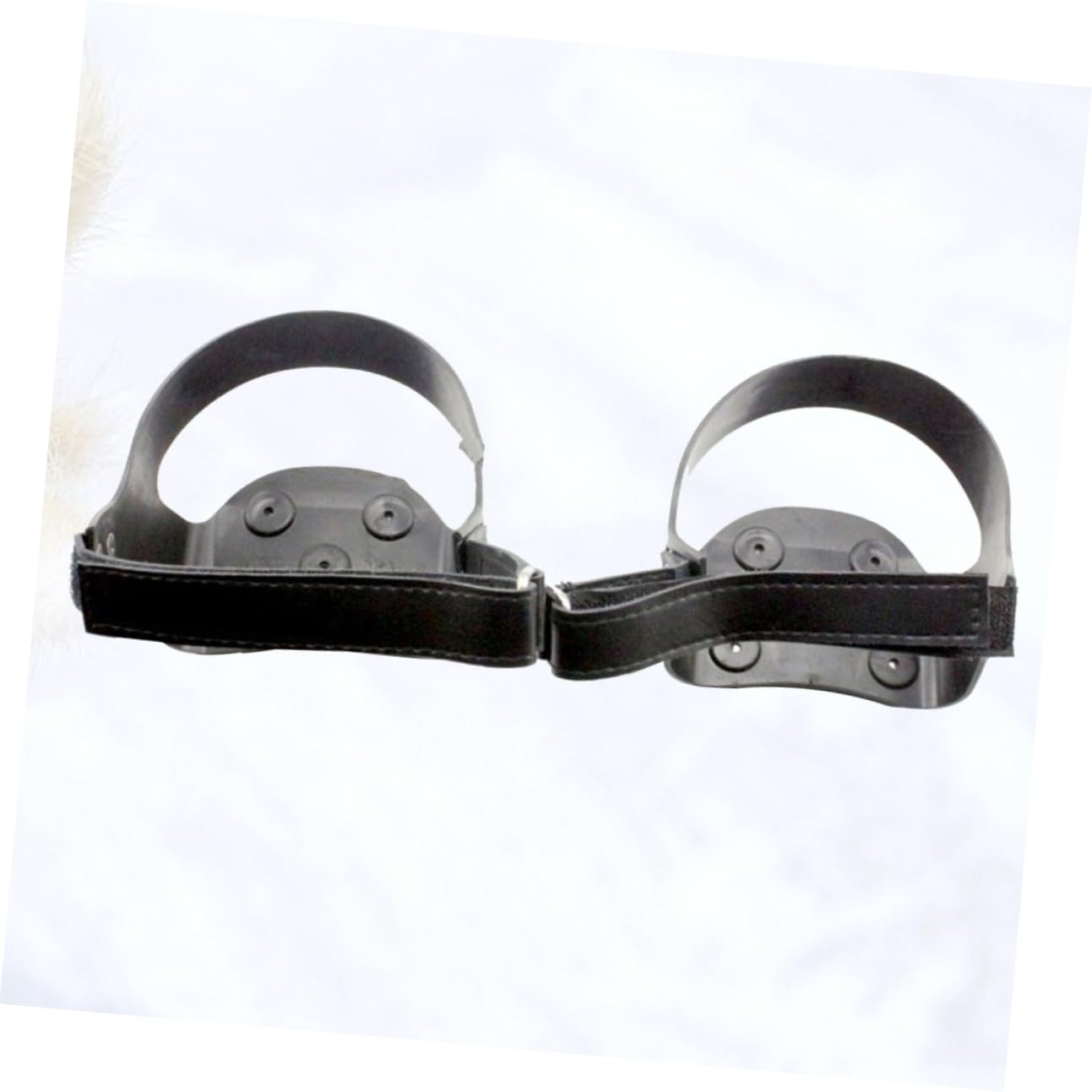 Ramponi da Ghiaccio in Silicone con Denti per Scarpe Donna Tacchetti Antiscivolo Leggeri e Resistenti con Fascia Riflettente per Corsa Arrampicata e Trekking Sicuro su Superficie