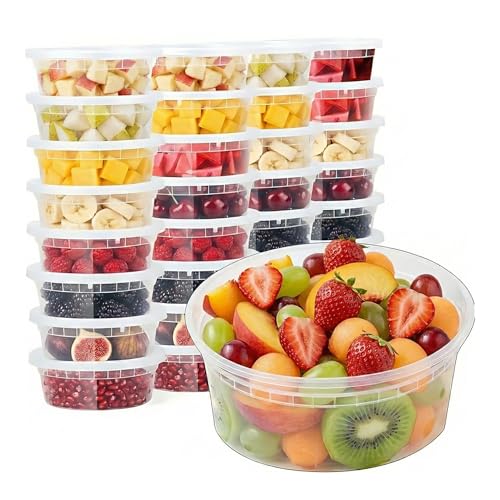 Pokanic Food Storage Containers [10 Set] x [8 oz]...