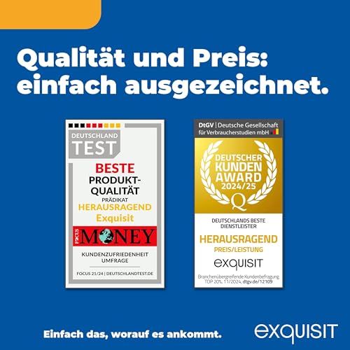 Exquisit Elektro-Standherd | 48 l Garraum, Energieklasse A, 1800 W Ofenleistung | Ober- und Unterhitze, Kochfeld mit vier Kochstellen, Innenbeleuchtung, Drehknopfbedienung, freistehend | EH 9.3-9