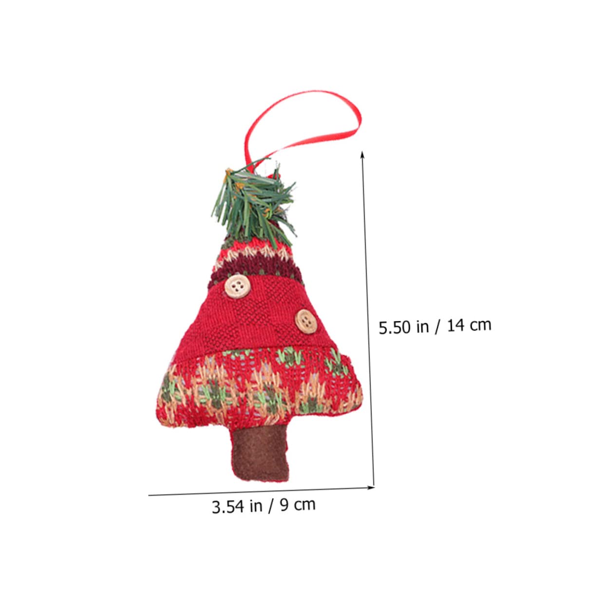 TOPBATHY 18 Piezas Decoración navideña Ornamento del árbol de Navidad Adorno navideño para Chimenea Colgantes navideños Christmas Tree Colgantes para Colgar Colgante con temática navideña