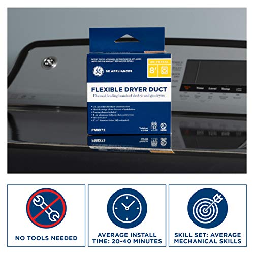 Ge PM8X73 Flexible Foil Clothes Dryer Duct thumb #3