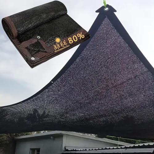 80% tela de sombra de 20 x 27 pies para jardín e invernadero, toldo resistente a los rayos UV con ojales, cubierta de malla solar antienvejecimiento para plantas, pérgola, granero y perrera protección