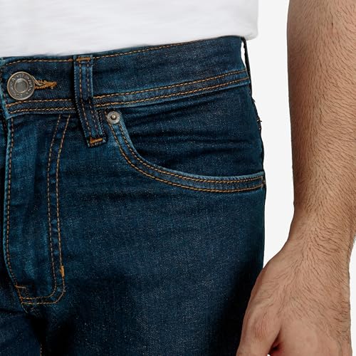 Essentials Men’s Slim Fit and Stretch Ripped Jeans for Men, Leg Casual Pants with Comfort Flex Waistband2