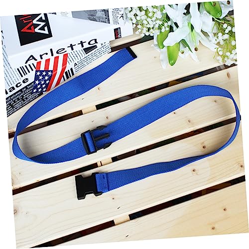 NOLITOY 2pcs Plastic Buckle Canvas Belts Comfortable Breathable Stylish for Both Men Women Random3