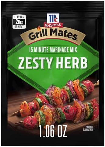 McCormick Grill Mates Zesty Herb Marinade Mix, 1.06 oz