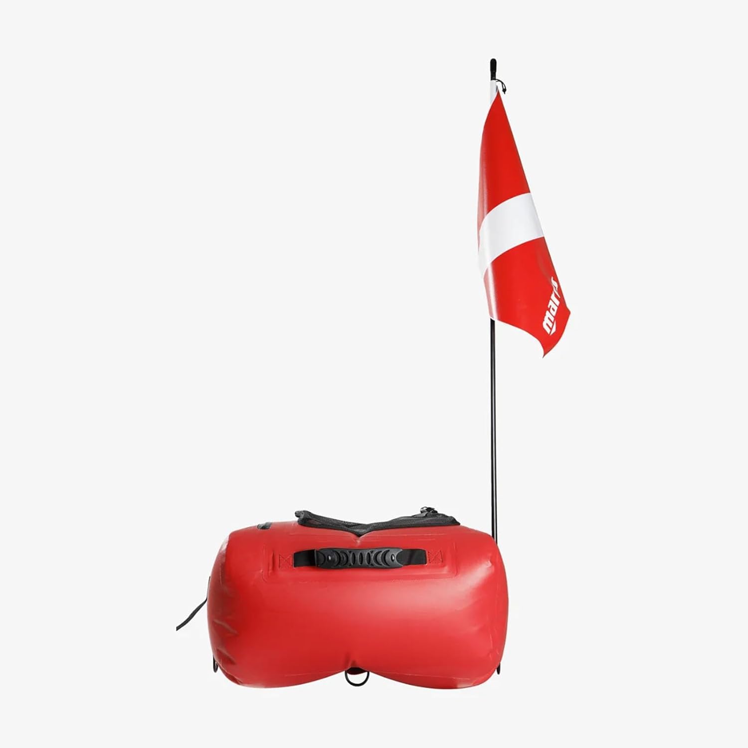 Mares Freediving Hydro Backpack Buoy - Durable Versatile Waterproof Floating Backpack with Two Flags, Safety Whistle, Flag Holder