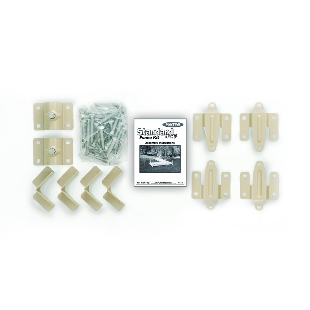 PlayStar Standard Dock Kit Standard Dock Frame Kit for Roll in or Stationary Wood Frame Docks