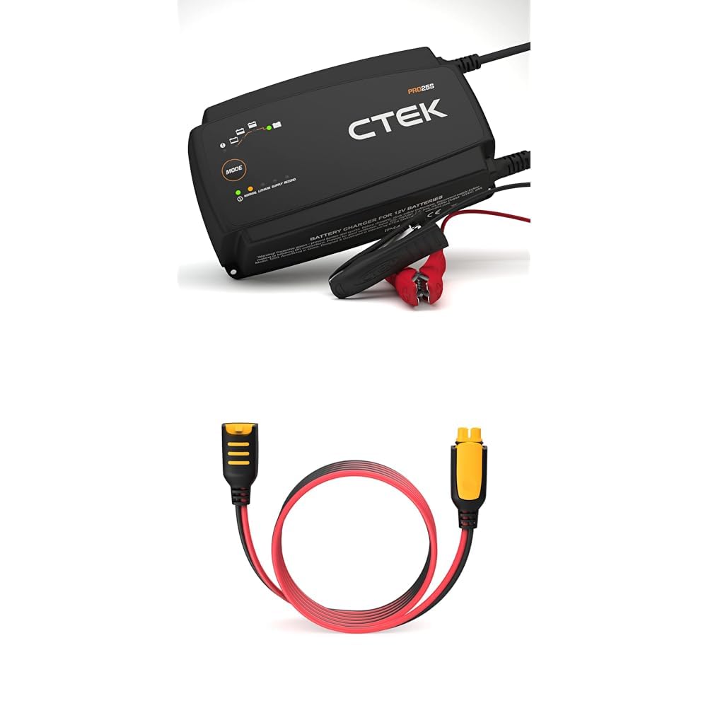 CTEK Bundle Pro25S Battery & Connect 2.5M Extension