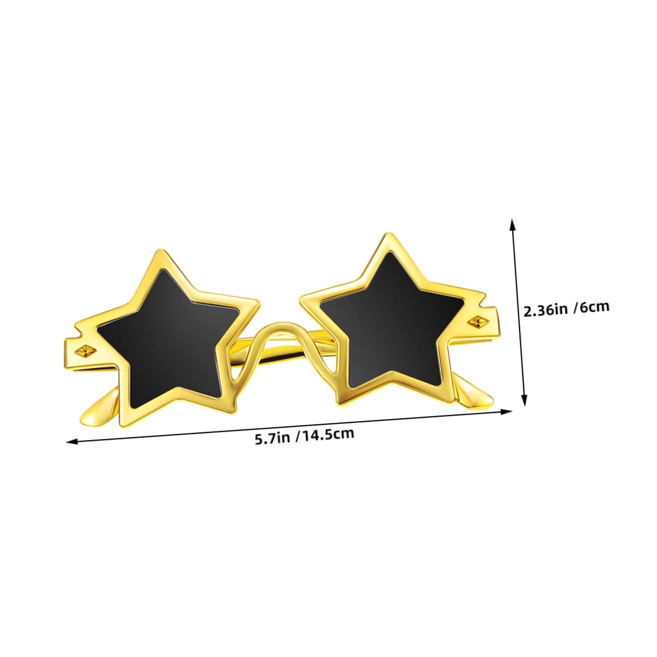 Abaodam Star Sunglasses for Boys and Girls Party Glasses Adult Star Costume Unique Design Sunglasses Fun Accessories