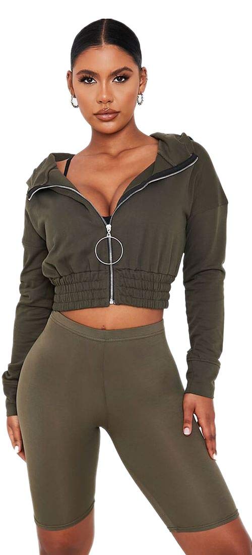 Crazy Girls Girls Khaki Crazy Womens Cycling Shorts, Xxl (Uk 20-22)