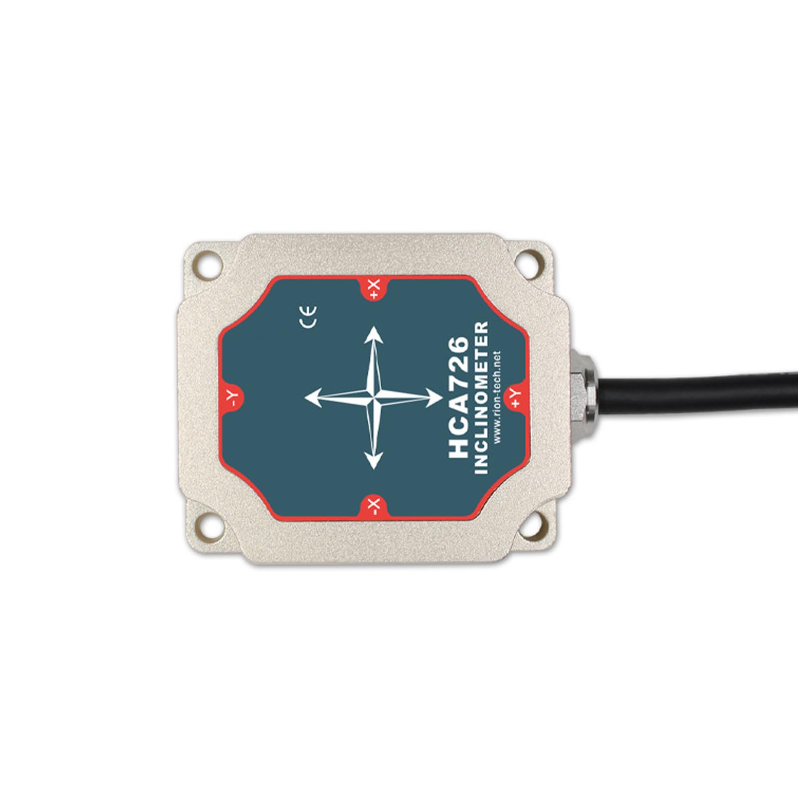 Incline Sensor, ±60° Output Signal CAN 2.0A Inclinometer Railway Locomotive Monitoring Tipping Sensor