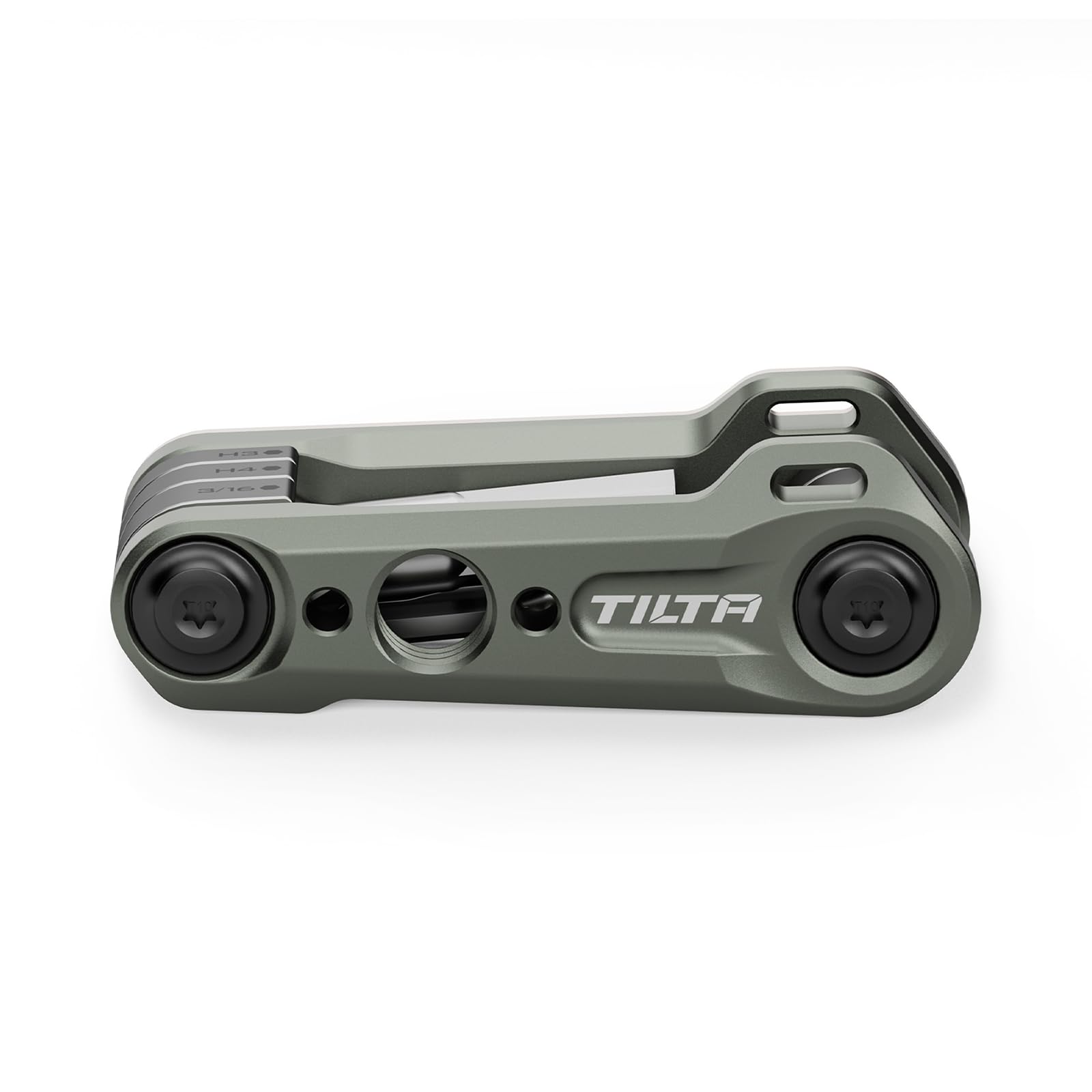 Tilta Kit di mini utensili multifunzionali, set di utensili pieghevoli 6 in 1 con 6 chiavi specifiche, strumento per fotocamera per lo smontaggio di apparecchiature - Verde abete TA-MMT-SG