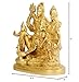ARTVARKO™ Brass Lord Shiva Parvati Kartikeya and Ganesha Murti Shiv Family Parivar Idol Statue for Home Décor Mandir Temple Gift Showpiece 6 Inches Height