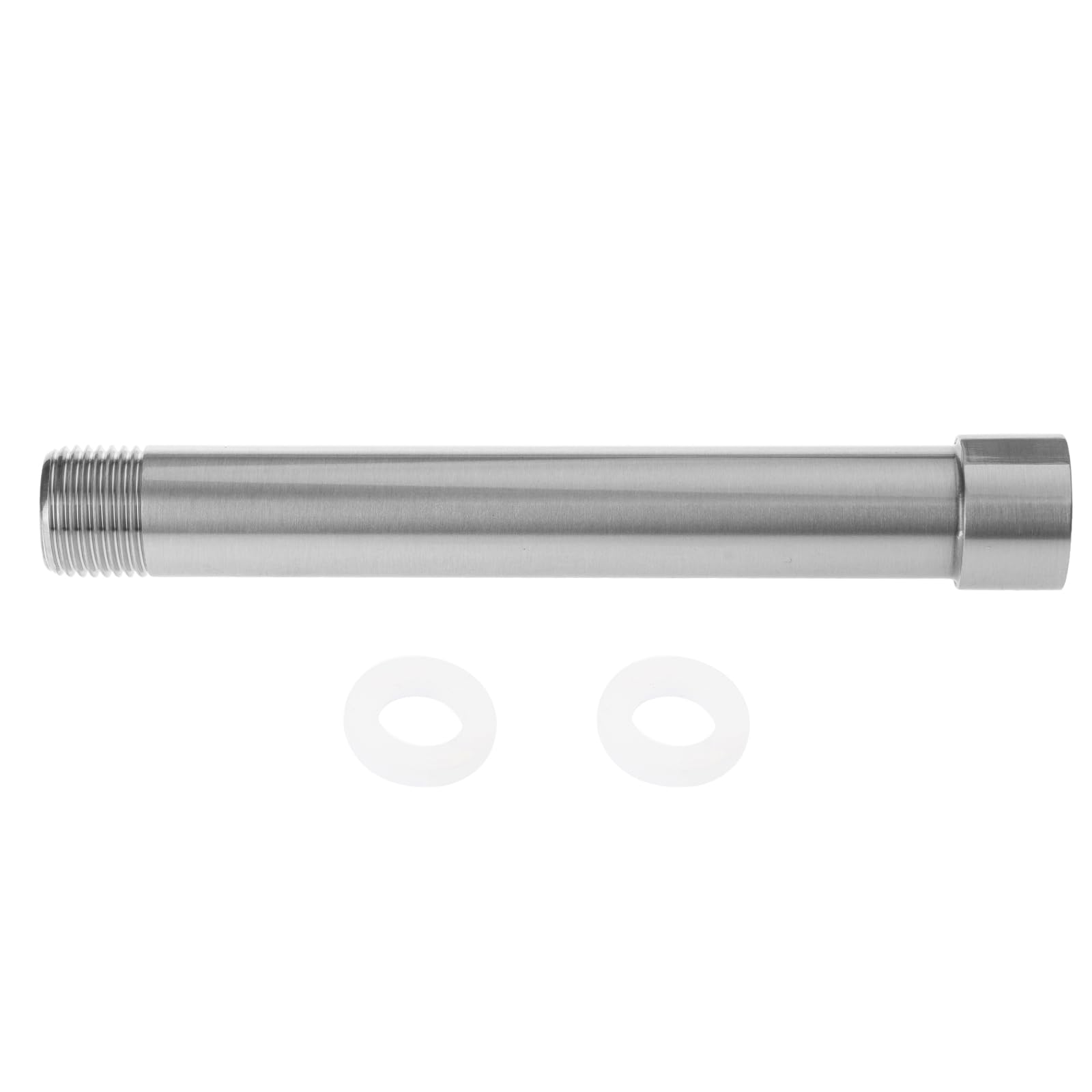 General G1 / 2 Thread Bathroom Fitting Strong Rustproof Shower Arm Extension Pipe Marine Erosion Resistant for Home Steel Shower Extension Pipe