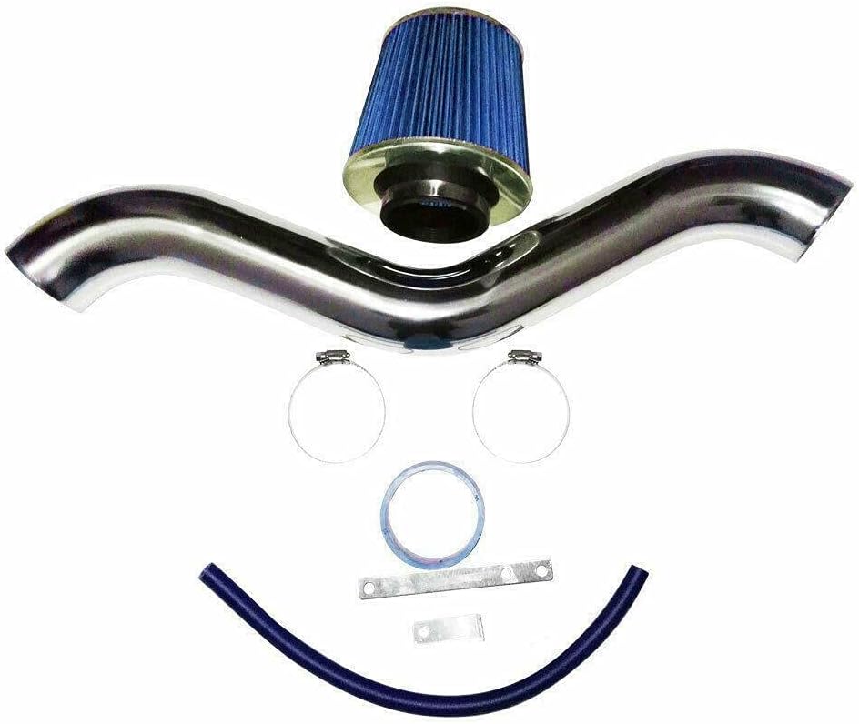 SUNROAD Cold Air Tube with Filter Compatible with Honda 1998-2002 Accord & 1997-2001 Prelude 2.2L 2.3L, Blue