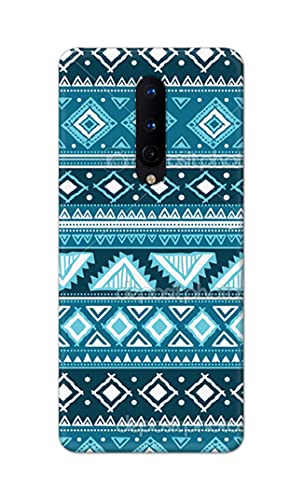 Image of PRINTFIDAA Coloured Tribal Pattern Hard Back Cover for OnePlus 8 (6.55 inch) Back Cover -(P6) KAT1008