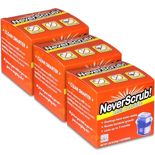 NeverScrub! Refill Cartridge Self Cleaning Toilet...