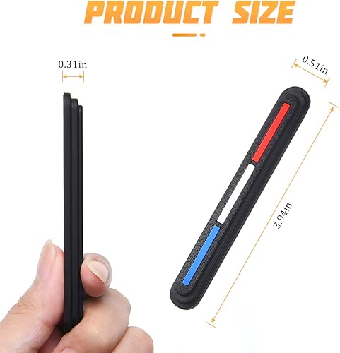 Miniatura 8 de AICEL 6 protectores de borde de puerta de automóvil, protector de borde de puerta lateral antiarañazos, adhesivo autoadhesivo anticolisión,