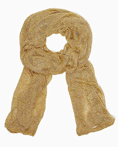 Metallic Mesh Scarf (GOLD)