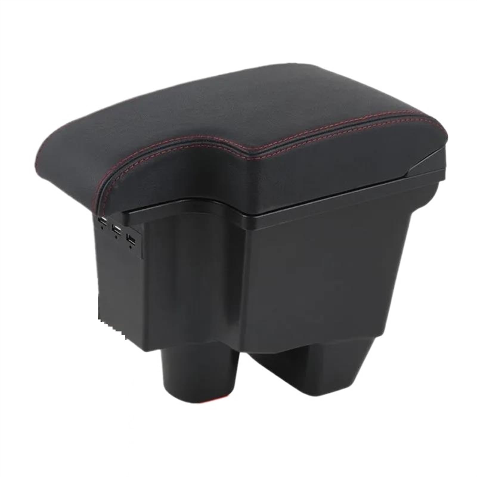 DYDGUTUFB Car Armrest Box Center Storage Box USB Retrofit Interior Accessories For Toyota For Yaris GR (B1 3USB)