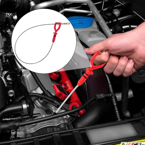 Image of 15650RCAA02 Engine Oil Dipstick Indicator, Compatible with Honda Accord Crosstour Odyssey Pilot Ridgeline Acura RDX MDX RL TL TSX ZDX Engine Oil Fluid Level Dip Stick Replace 917387