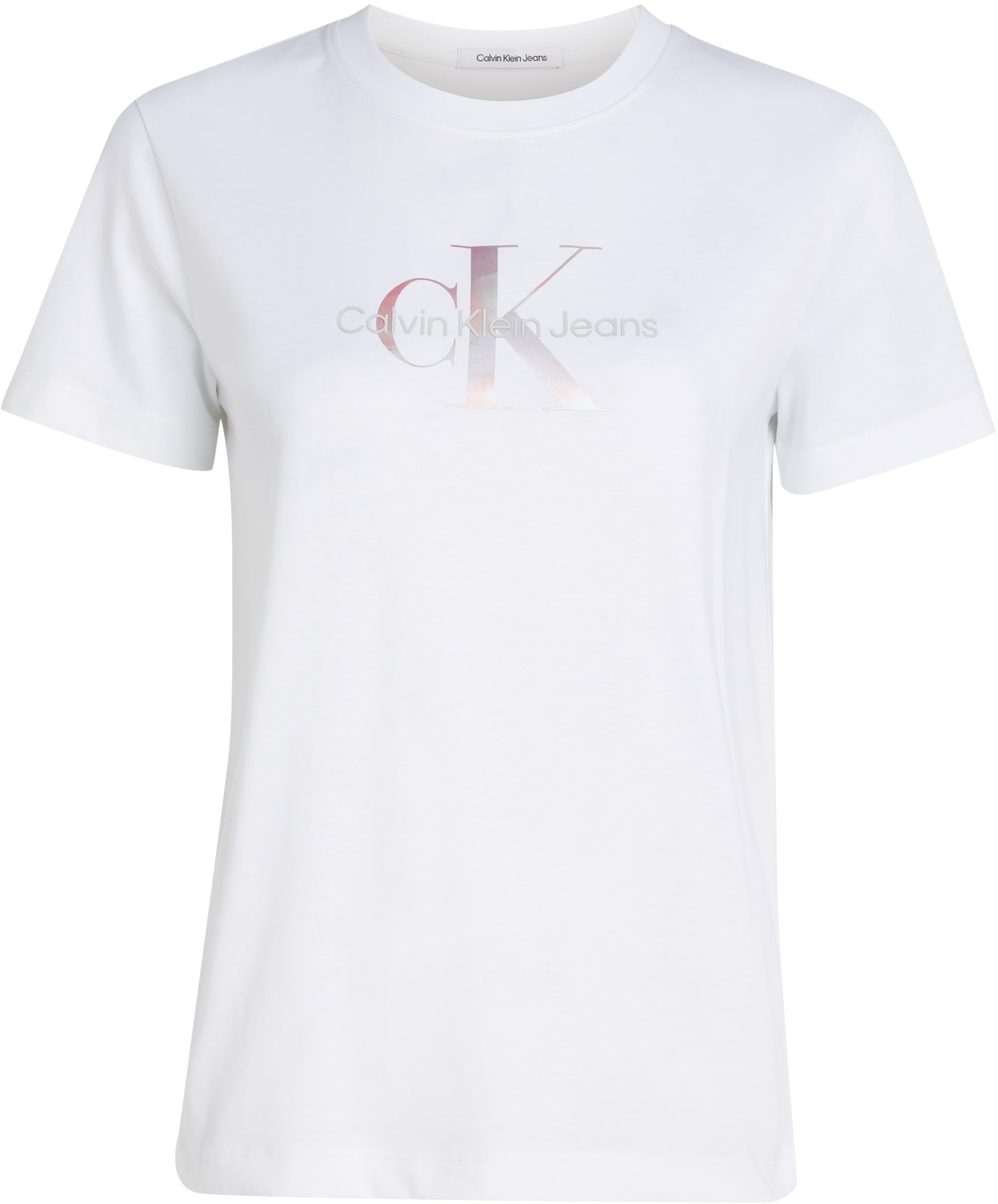Calvin Klein Jeans T-Shirt Maniche Corte Donna Diffused Regular Scollo Rotondo