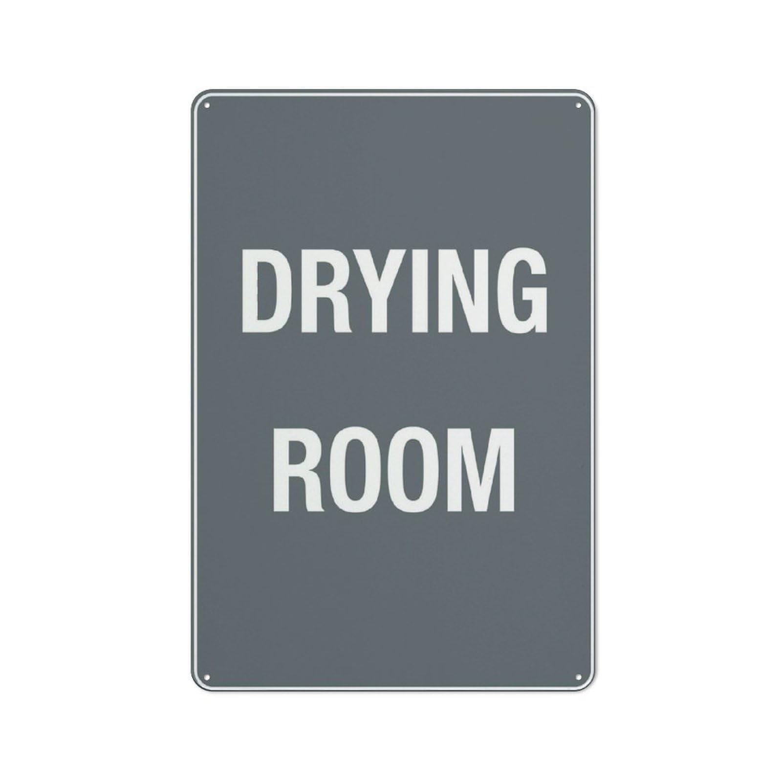 Drying Room Sign Outdoor, Uv Printed Rust Free Aluminum 12 X 8 In,Yard Sign For Home, Business, Driveway Alert