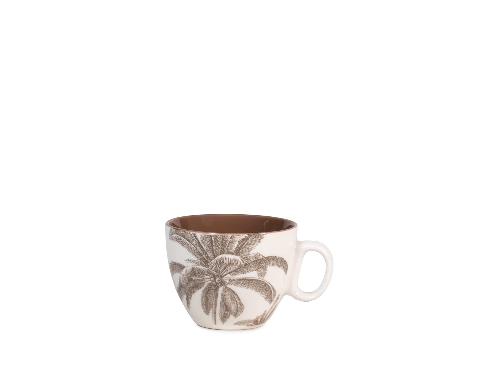 H&H Indian Summer Set 6 Tazze Tè, New Bone China, Senza Piattino, cc220