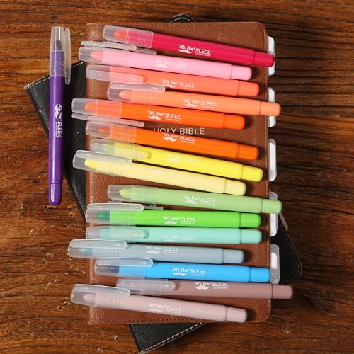 Image of Mr. Pen- No Bleed Gel Highlighters, Vintage Colors, 16 Pack