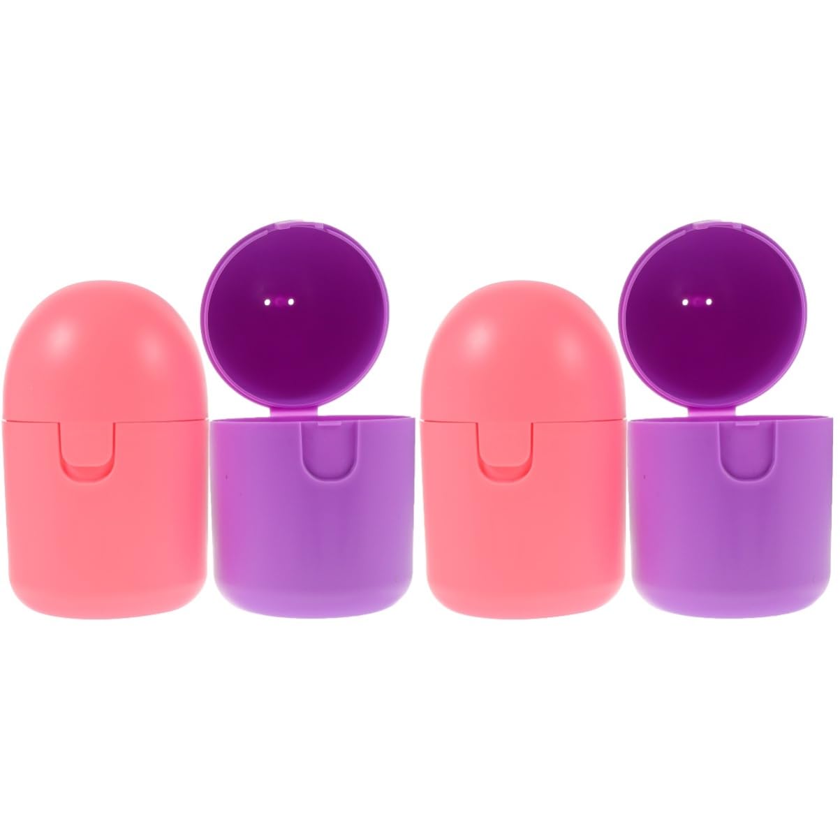 Gogogmee 2sets Organizer Cleaner Women's Supply Box Portable Steamer Period Holder Microwave Cleaner 2pcs*2