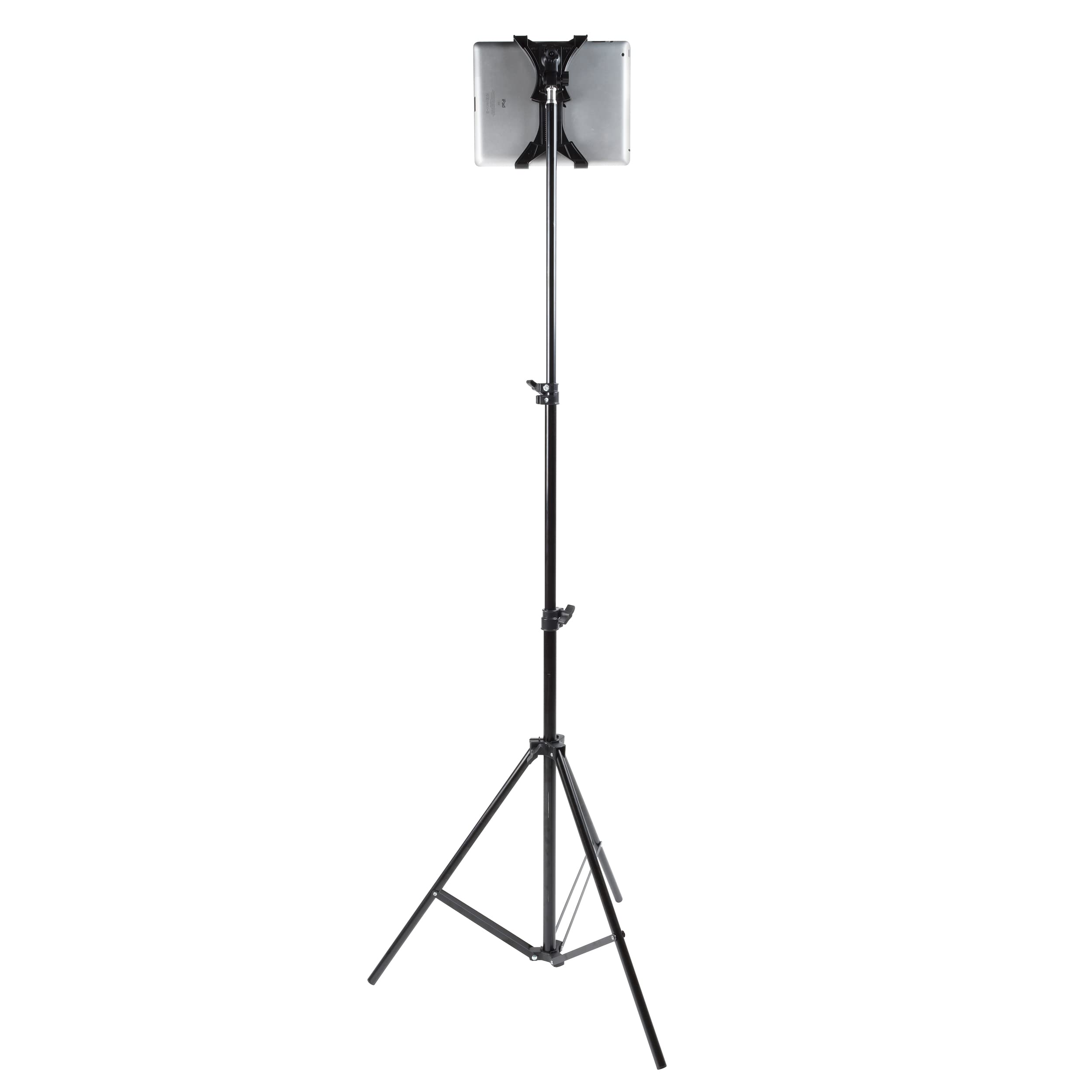 Soporte para tablet y teléfono con trípode Intempo EE5964BLKSTKEU Sync, extensible hasta 2M, soporte ajustable de 360 grados, diseño manos libres, perfecto para llamadas de vídeo y vídeo