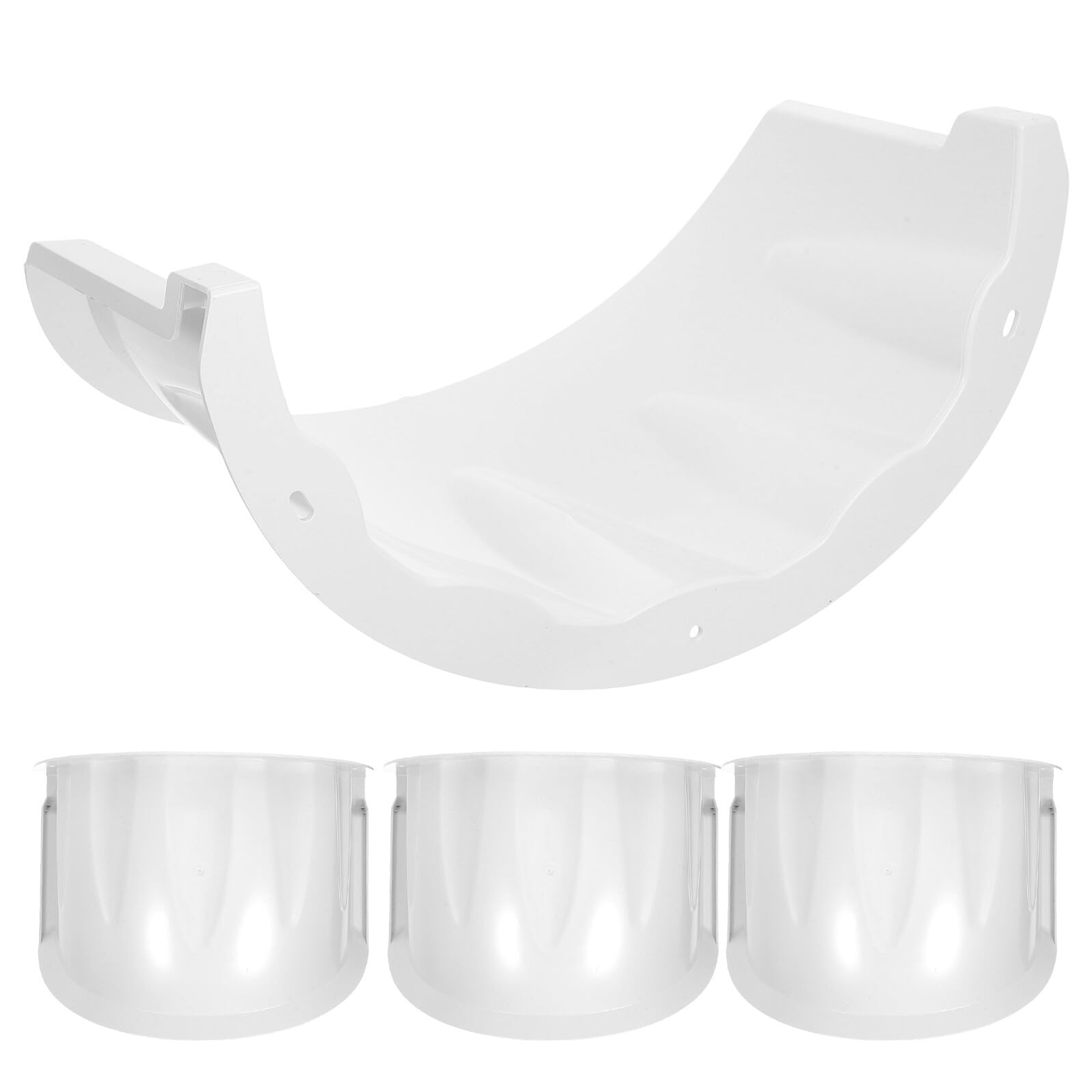 Cubierta Protectora para Cámara Exterior 4 Unidades Carcasa de Plástico Resistente Lluvia y Polvo Parasol para Cámaras de Seguridad Protección contra Sol y Condiciones