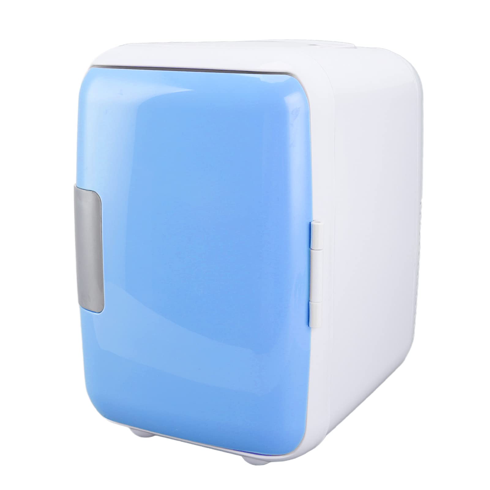 Mini Fridge, ABS Car Fridge Fast Cooling 4 Liters Capacity for Food (Blue)