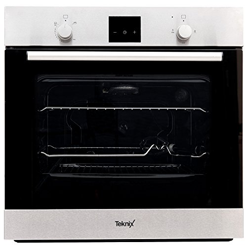 Teknix BITK60GSX Built In Single Conventional Gas Oven in Stainless Steel with Timer