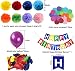 O-Kinee Globos de Cumpleaños, Decoracion Cumpleaños Infantil, Guirnalda Feliz Cumpleaños, Adornos Cumpleaños,...